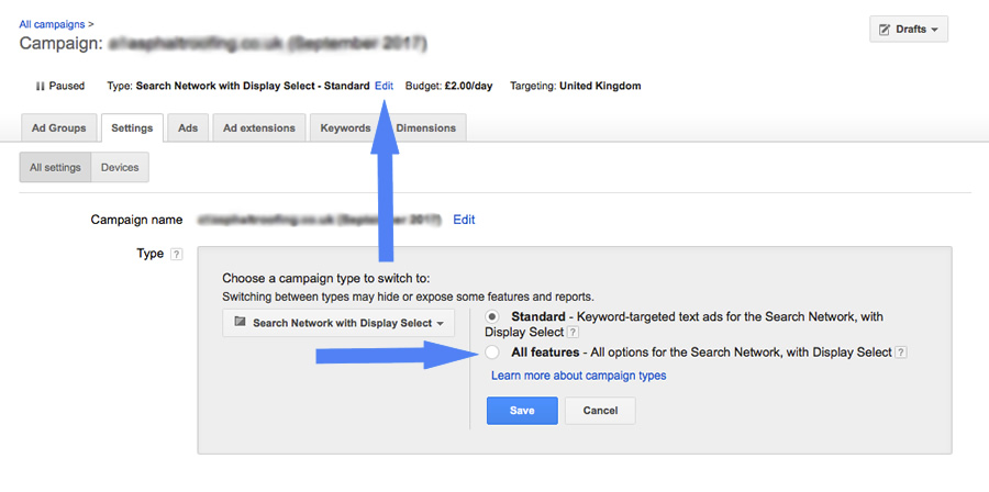 Setting an ad schedule in Google Adwords